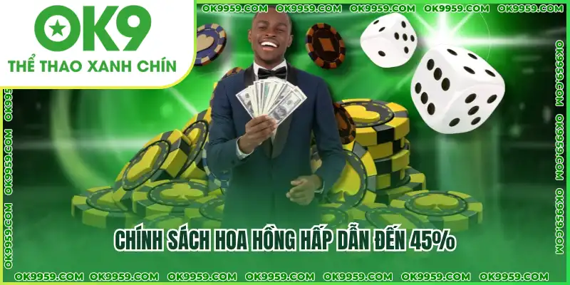 Chính sách hoa hồng hấp dẫn đến 45%
