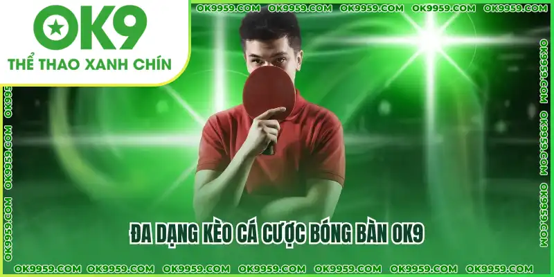 Đa dạng kèo cá cược bóng bàn OK9